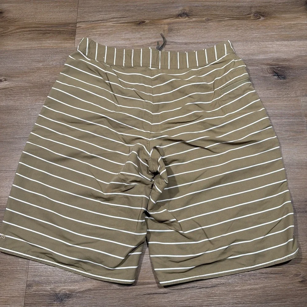 Patagonia Board Shorts Men 34 Swim Trunks Twenty-Three's Wavefarer Brown 12